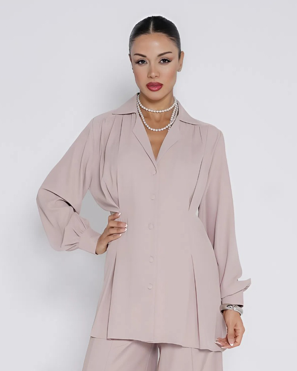 Beige Women's Blouse