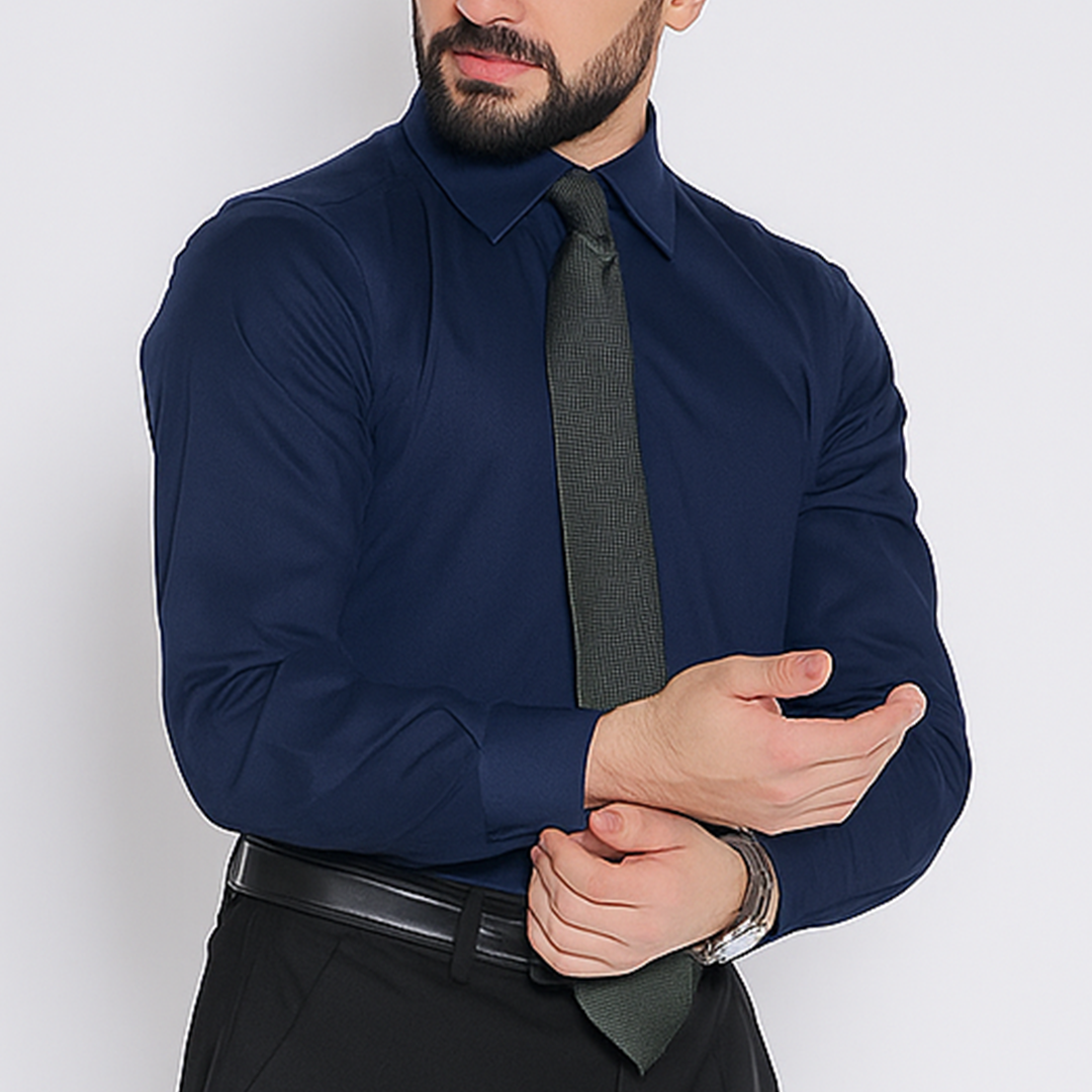 Men's navy blue shirt - BYNB collection